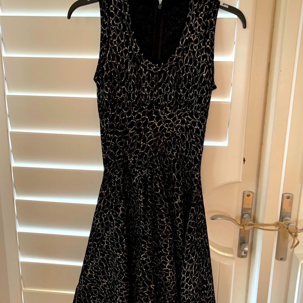 NWT Alaia Asteroide dress in black/white pattern